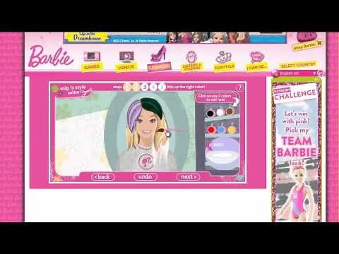 ❣ Barbie Snip 'n Style Salon Gameplay ❣