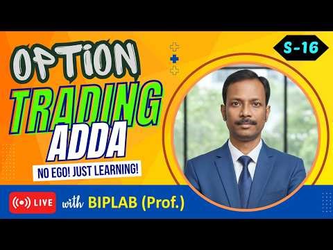 Option Trading Adda #live16 - Implied Volatility Skew: Volatility Smile, Smrik and Frown in Hindi 🎯