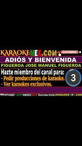 karaoke banda arkangel r15 - adios y bienvenida #karaokemex | Karaokemex.com