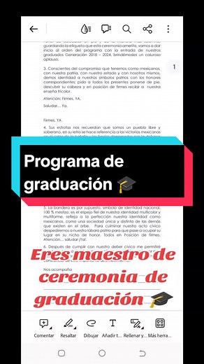Modelo de Programa de Graduación para Eventos Escolares