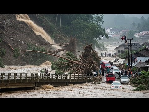Recorded! Flash Floods in Central Aceh–Bener Meriah Destroy Homes and Bridges, Trapping Thousands...