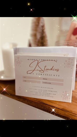 🎄✨ Christmas is almost here, y’all! If you’re still hunting that perfect gift (or need something for the person who already has everything), swing by J. Studios and snag one of our gift cards! They’re cute, convenient, and guaranteed to make someone VERY happy. 💆‍♀️💖 And hey… if you need a moment of peace before the holiday chaos hits full force, we’ve got a few relaxation appointments left. Massage, head spa, facial—we’ll get you feeling like a human again. 😂✨ Limited spots   limited days l