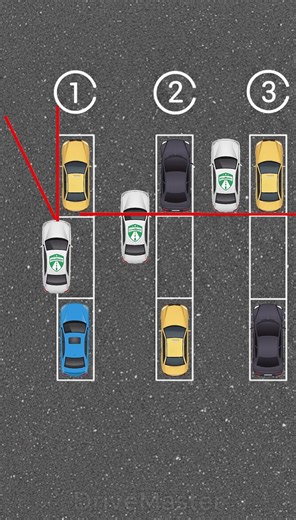 🚗 Parallel Parking Made Easy | Simple Step-by-Step Method for Beginners #driving #dmv #tips #shorts