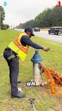 Why do people still open fire hydrants to release water even when there is no fire?#amazing #asmr