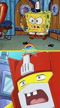 it's like a SpongeBob x Transformers crossover 🤖 | #shorts