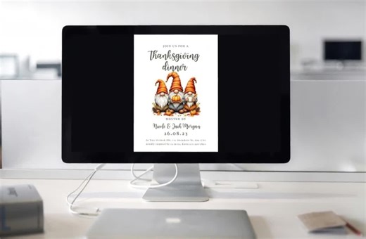 Fall Dinner Party Invitation – Thanksgiving or Friendsgiving Evite (digital Download) - Etsy