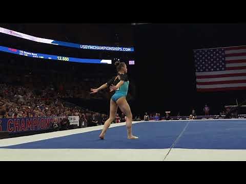Ragan Smith – Floor Exercise – 2018 U.S. Gymnastics Championships – Senior Women Day 1