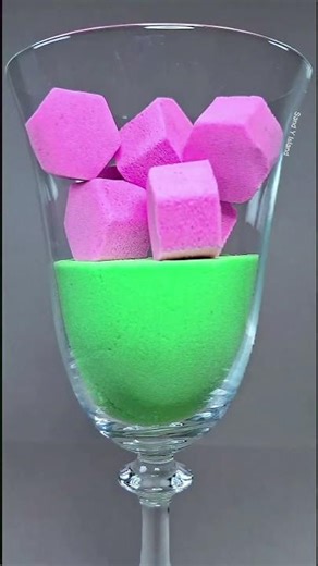 Very Satisfying and Relaxing, Kinetic Sand ASMR, Drop and Squish