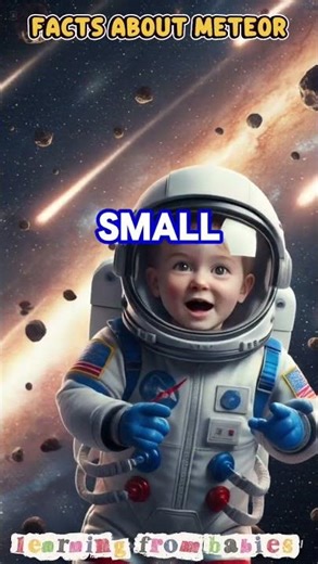 Meteor facts for kids #space #science #kids #education #knowledge