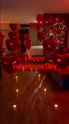 Chambre Romantique pour une Soirée Magique | Décoration Saint Valentin & Surprise d’Amour