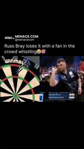 Josh Rock and Russ Bray shared one of the most electrifying moments in modern professional darts — a televised nine-dart finish called by