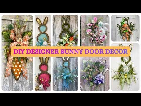 9 DIY Easter Door Hanger Bunny Designs That Stand Out and Look Designer