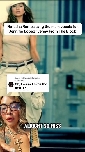 #NatashaRamos Natasha Ramos sing main vocals on Jenny From The Block #JenniferLopez | niseyyyyyyyy