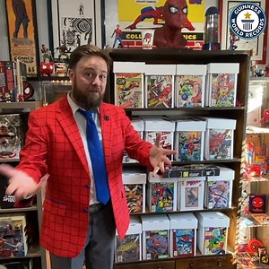 He's a serious Spider-fan! 🕷️ Take a tour of the world's largest Spider-Man collection with record holder Tristan Mathews (USA) | Guinness World Records