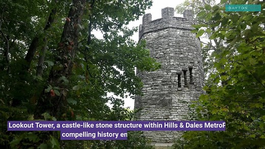 Lookout Tower — known also as Frankenstein’s Castle and Witch’s Tower — was completed in 1941 in what is now Hills & Dales MetroPark: https://bit.ly/3nRwsV6 | Dayton.com