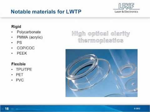 Transparent Laser Plastic Welding