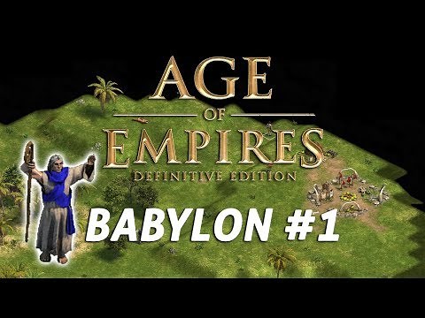 Age of Empires: Definitive Edition - Voices of Babylon #1 - Holy Man (Hardest). Improved AI