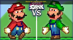 Mario VS Luigi (Dorkly Edition) Mod for Friday Night Funkin' | FNF Mods