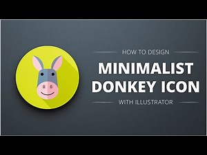 Crafting a Minimalist Donkey Icon in Adobe Illustrator | Step-by-Step Tutorial | KavuCreative