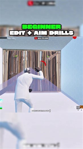 Beginner Fortnite Editing and Aim Drills Guide