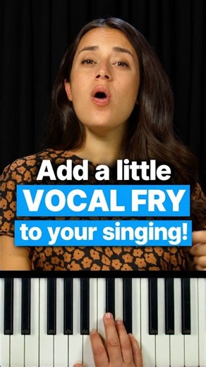 Add a little VOCAL FRY to your singing! ‪@CamillevanNiekerkMusic‬
