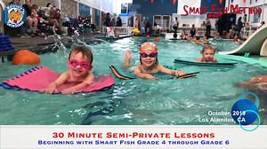 To maximize "mastery of skill", we aim to combine our Smart Fish into 30 minute lessons as soon as possible. It works well once they are able to do minimally assisted Swim~Float~Swimming. | Watersafe Swim School
