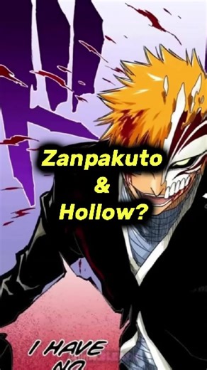 No Way This Zanpakuto is actually a Hollow! 🤯🔥 #bleach #bleachanime #zanpakuto #ichigo