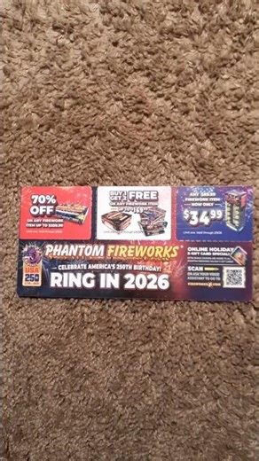 Phantom has some coupon deals! 💥 #shorts #phantomfireworks