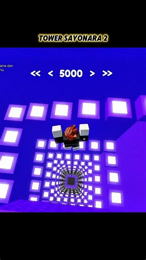 5,000 Stairs… Then the Most Beautiful Fall 🌈 #shorts #robloxshorts