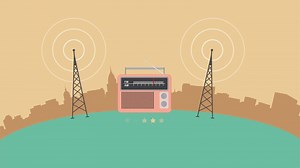 Download Radio waves signal animation 2D Cartoon Animation for free