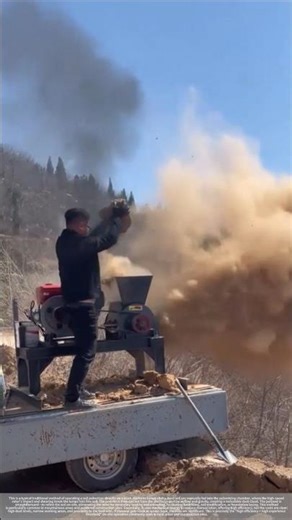 Truck-mounted silage machine operation