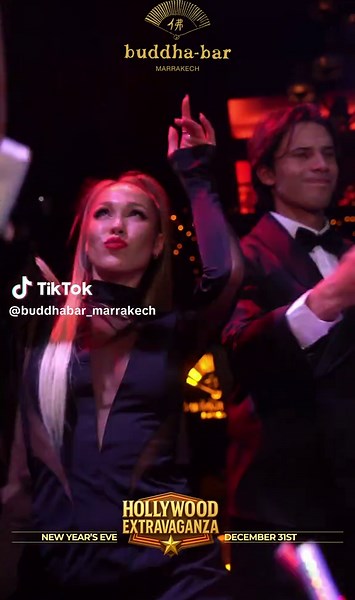 This New Year's Eve, the room glows brighter than the stars as Buddha-Bar Marrakech unveils its Hollywood Extravaganza. #buddhabarmarrakech #Party #marrakech #nye #newyeareve