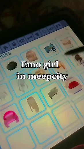 Emo girl tuto In meepcity!!🎀💗#Fypmantop #fypシ #fypシ゚viral🖤video #foryoupage #fypmantopp🥰🥰💃♥