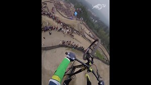 Live a winning run through the eyes of Nicholi Rogatkin as he stormed Red Bull Joyride last year 💯 💯 💯 | Red Bull Bike