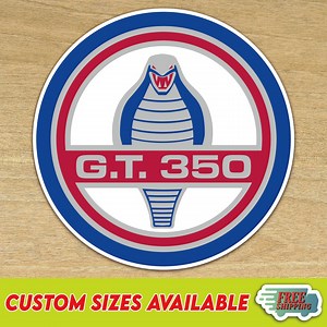 Shelby Cobra GT350 Logo Vinyl Decal Sticker - *multiple Sizes* - **free Shipping** - Etsy