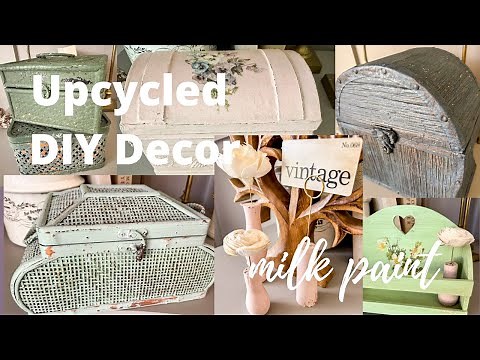 Upcycled DIY Decor from Thrifted Items | Milk Paint