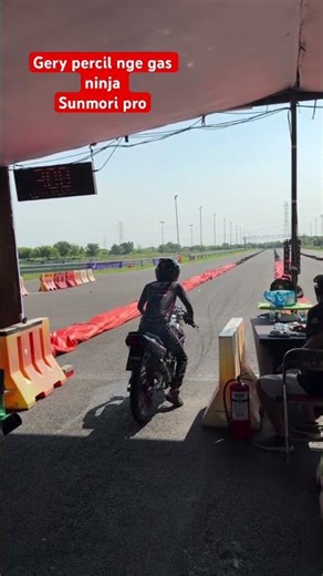 Gery percil nge gas ninja Sunmori pro #dragbikeconcept #dragrace #drag #balap201m
