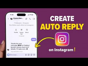 How to Create an Auto Reply On Instagram! [Step-by-Step Guide]