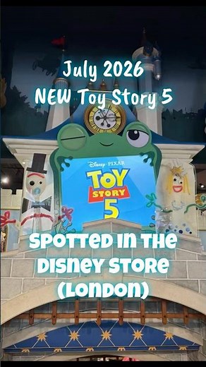 Toy Story 5 Merchandise Display at Disney Store Oxford Street London (2026)