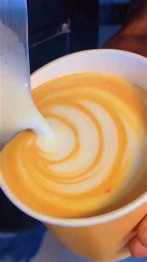 Latte Art Magic on Caffè Latte | Barista Style#lateart #art #coffee #barista
