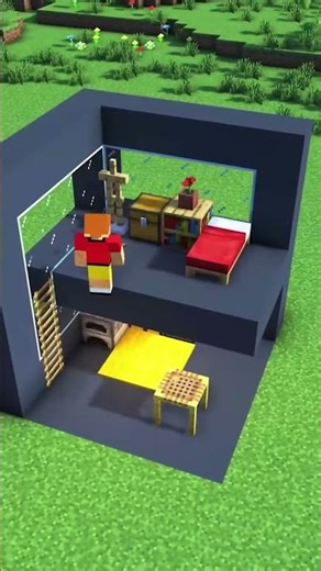 MINECRAFT CREATE A MORDEN HOUSE GAMING HOUSE K2 GAME WALI VIDEO #GAMING #TRENDING #SHORT #YTSHORT