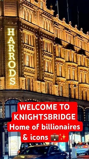 Knightsbridge London’s luxury playground #shorts