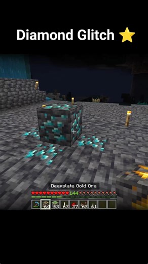 New Diamond Glitch Moment in Minecraft Part 21