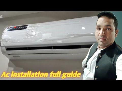 Perfect AC Installation Method| Complete Technician GuideHow AC is Installed at Home | Full Tutorial