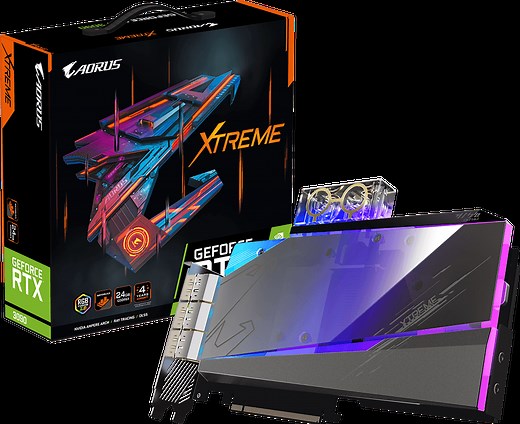 AORUS GeForce RTX™ 3090 XTREME WATERFORCE WB 24G - GIGABYTE Global