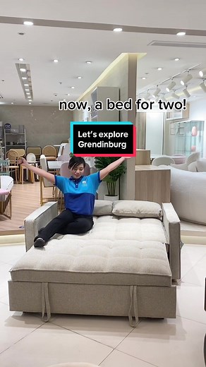 Functional Convertible Sofa Bed in Three Colors