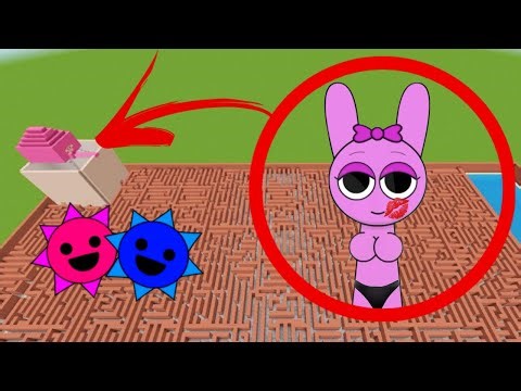 I FOUND PINKI'S HOUSE ON THE TOWER NEW Incredibox Sprunki in Maze Gmod Minecraft #sprunki