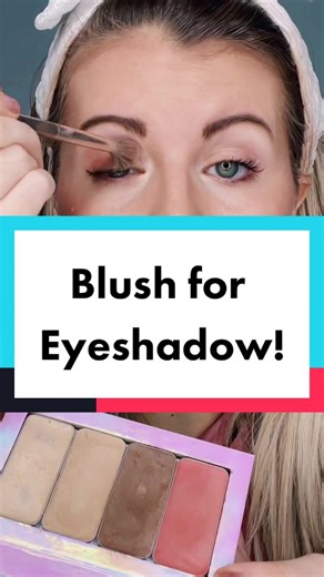 Using Blush As EYESHADOW