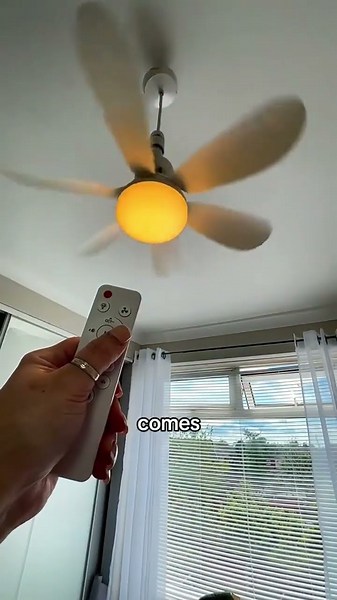 40W LED Ceiling Fan Light – Ultra-Quiet with Remote