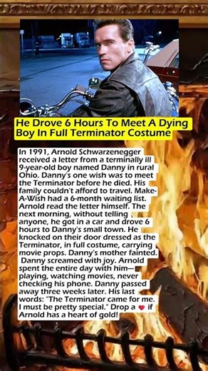 He Drove 6 Hours To Meet A Dying Boy In Full Terminator Costume